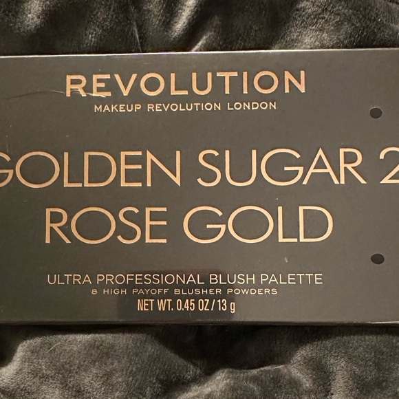 Makeup Revolution Golden Sugar 2 Rose Gold Blush Palette. Unopened. BNIB. - Picture 1 of 4